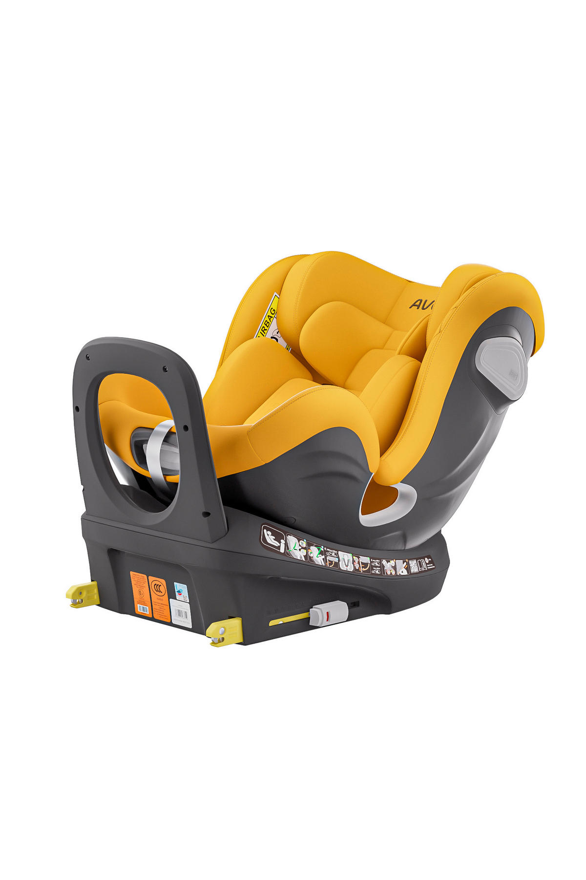 REBOARDER-KINDERSITZ Swan Fix  - Gelb, Basics, Kunststoff/Textil (44/77/58.5cm) - AVOVA
