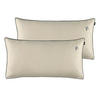 KISSENHÜLLEN-SET Marcel.Remus.Design - Palma beige 40/80 cm  - Beige, Design, Textil (40/80cm) - Marcel Remus