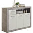 KOMMODE 117/88/37 cm - Silberfarben/Alufarben, Design, Holzwerkstoff/Kunststoff (117/88/37cm) - Carryhome KOMMODE 117/88/37 cm - Silberfarben/Alufarben, Design, Holzwerkstoff/Kunststoff (117/88/37cm) - Carryhome
