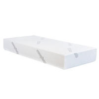 TASCHENFEDERKERNMATRATZE SMART SHIELD+ mit Graphit, 90/200 cm, Höhe ca.: 27 cm, H3 = fest, 7-Zonen - Weiß, Basics, Textil (90/200cm) - Livetastic