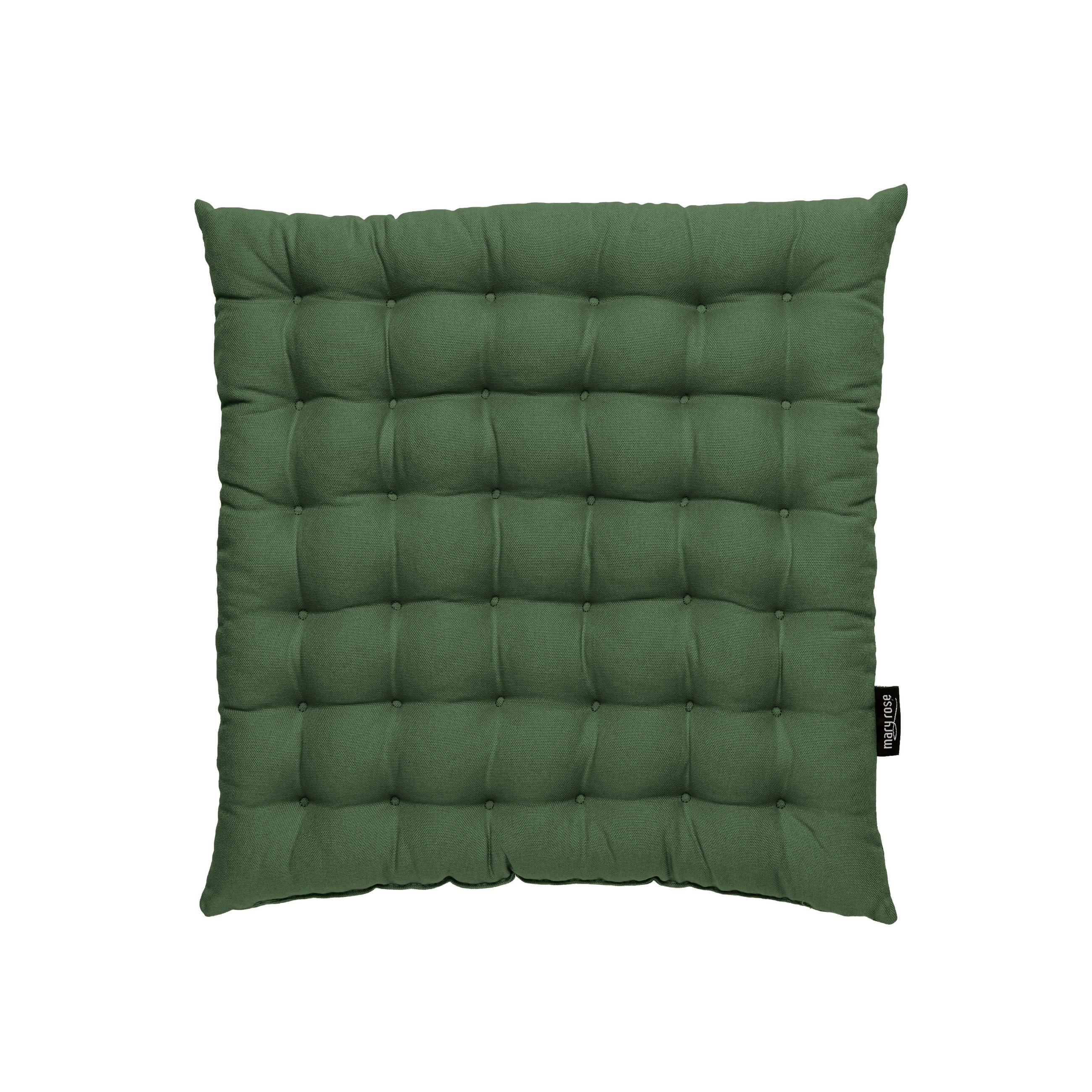 PODUŠKA NA SEDENIE,  - lesná zelená, Basics, textil (38/38/4cm) - Bio:Vio