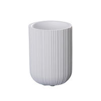 FOGKEFETARTÓ műanyag  - fehér, Basics, műanyag (7,8/10,3cm)