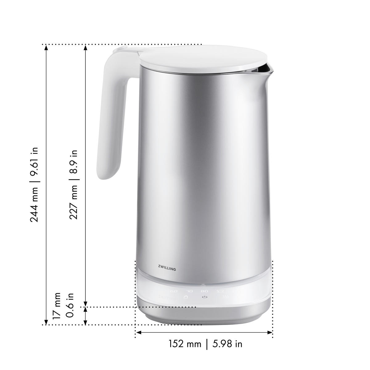 VATTENKOKARE ZWILLING ENFINIGY  - silver, Basics, metall/plast - Zwilling