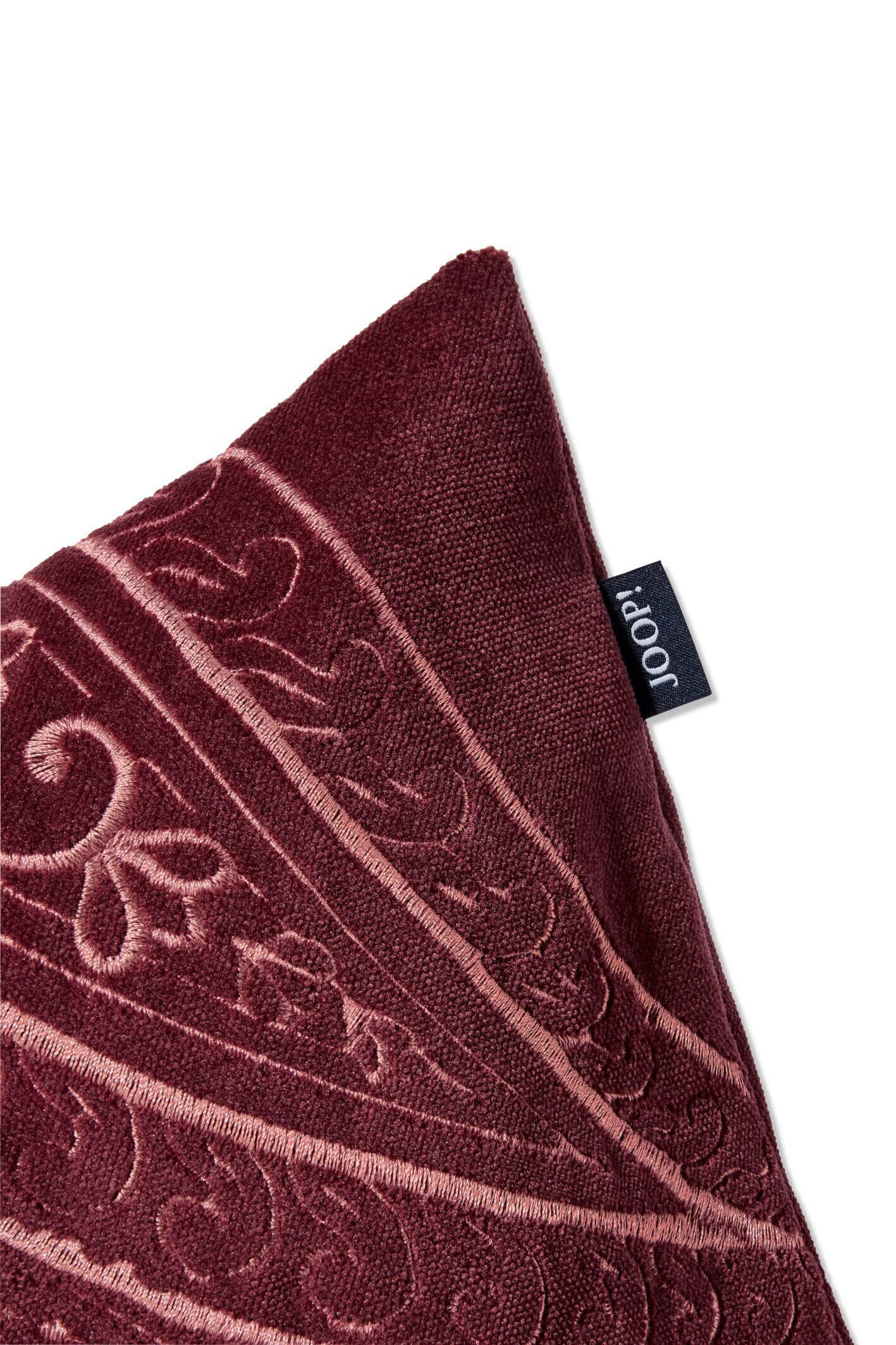 Joop! Kissenbezug J! Paisley rouge Rot 50x50 cm