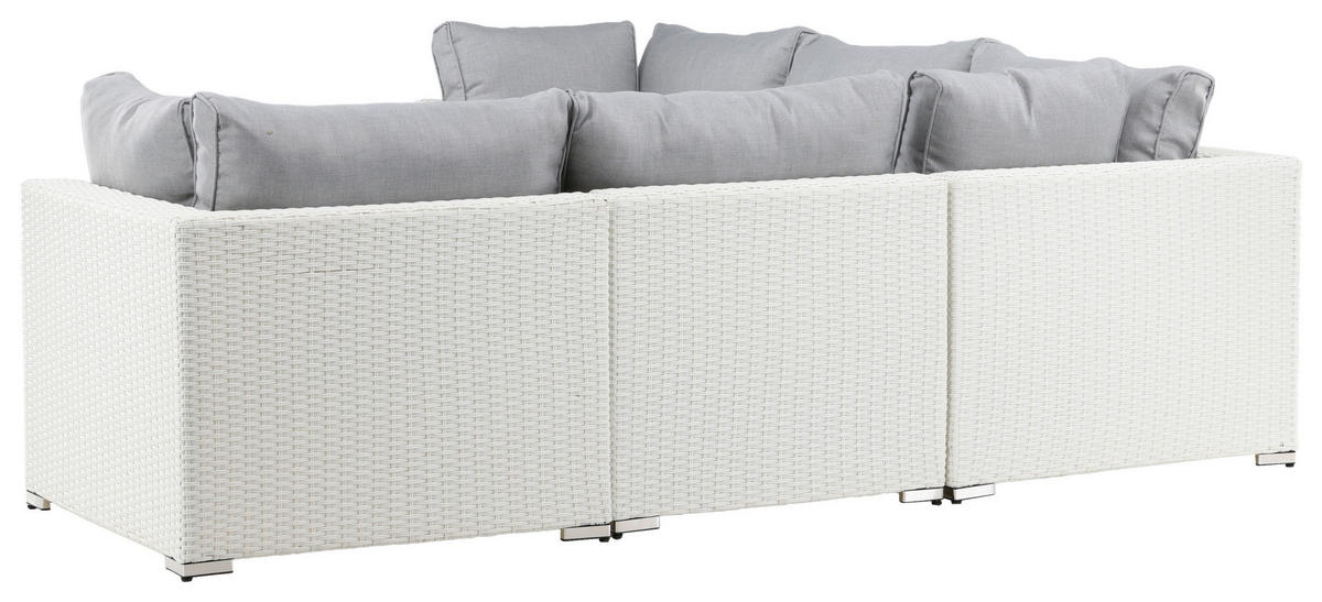 LOUNGEGARNITUR 87/249 cm  - Hellgrau, KONVENTIONELL, Kunststoff (87/249cm) - Gardenson