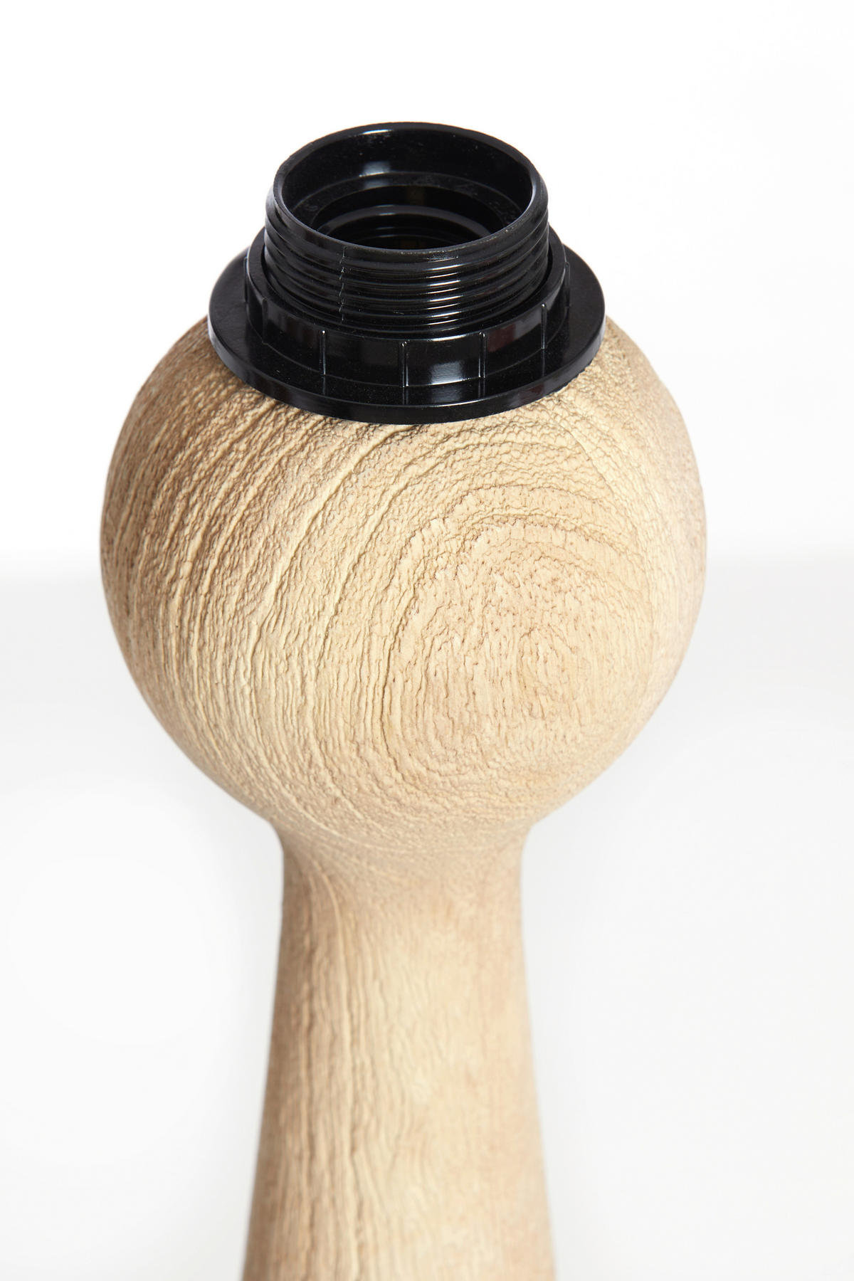 LEUCHTENFUß FESTINA 9/33 cm   - Braun, Natur, Holz/Kunststoff (9/33cm) - Light & Living