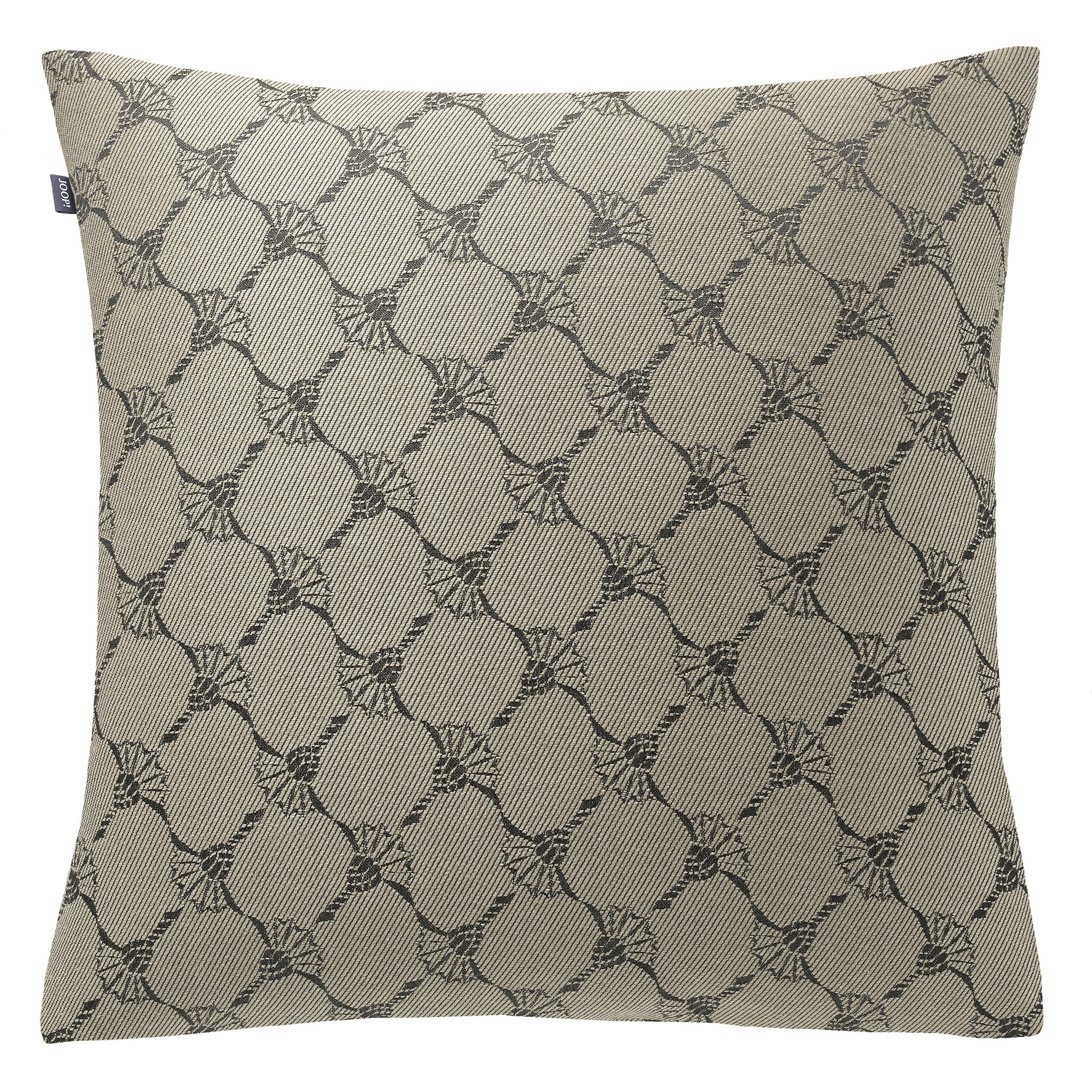 KISSENHÜLLE Row 50/50 cm  - Anthrazit/Cappuccino, Design, Textil (50/50cm) - Joop!