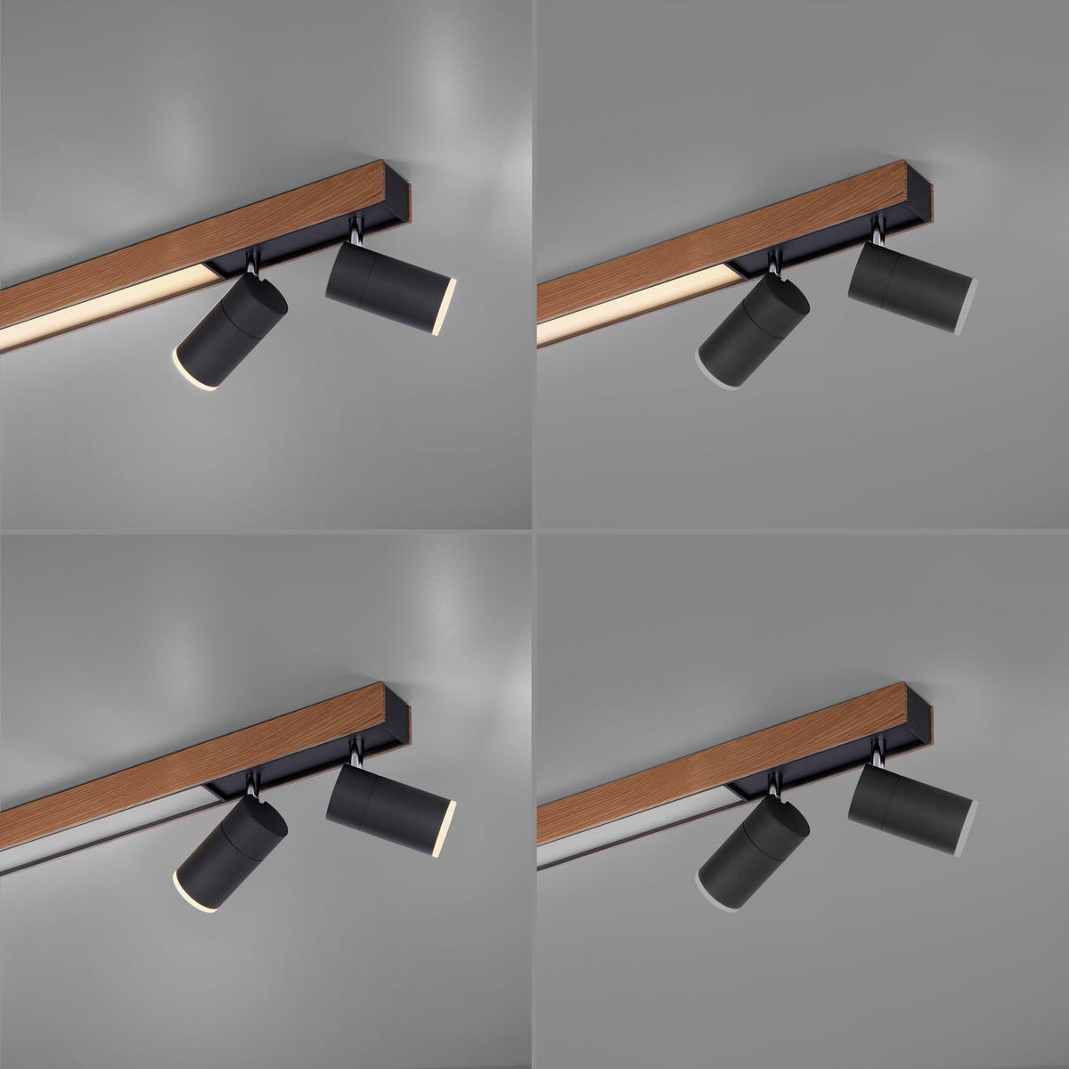 LED-DECKENLEUCHTE Pure-Lines 120/19/15,5 cm   - Design, Holz (120/19/15,5cm) - Neuhaus PURE