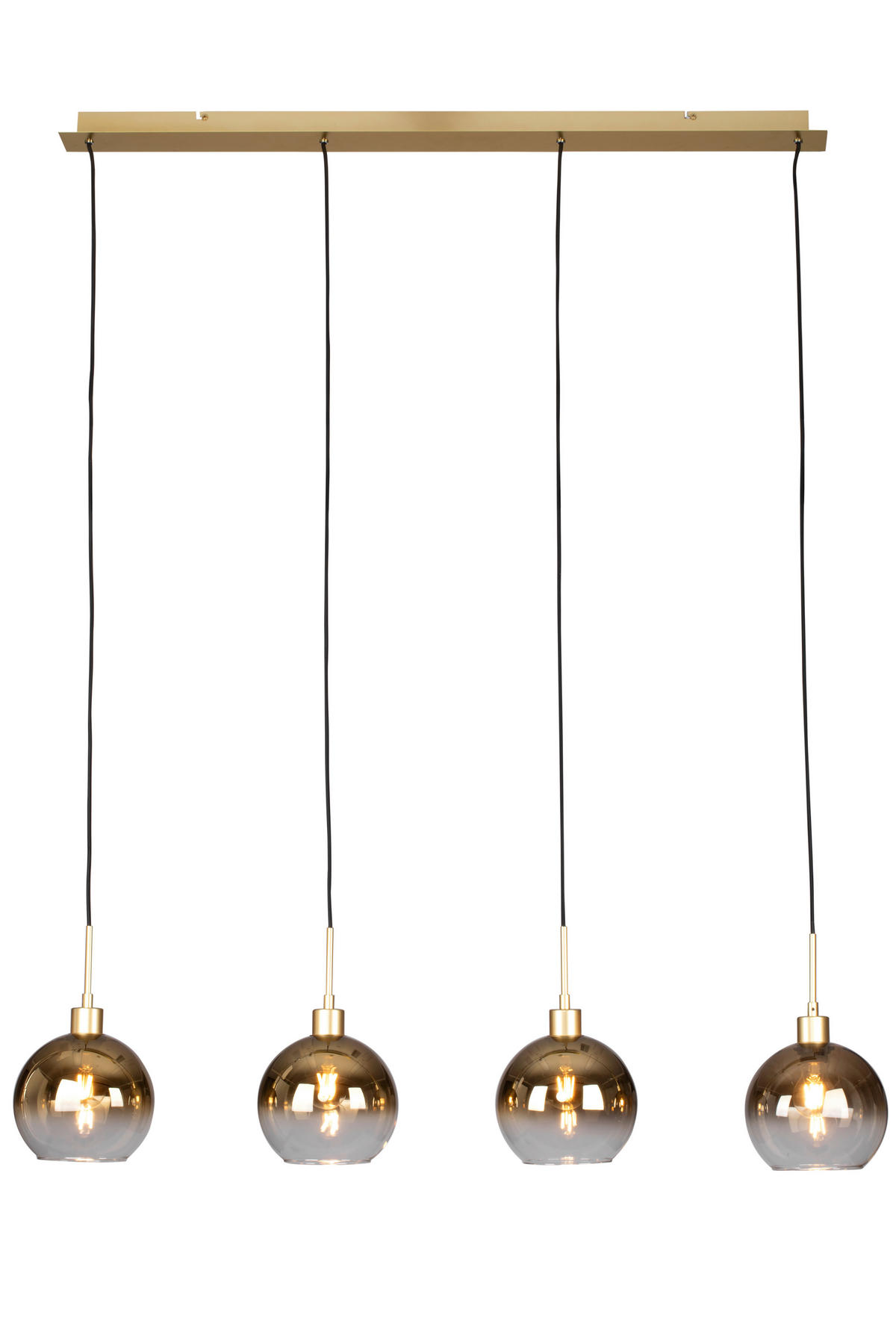 HÄNGELEUCHTE 122/20/150 cm   - Goldfarben, Design, Glas/Metall (122/20/150cm) - Dieter Knoll