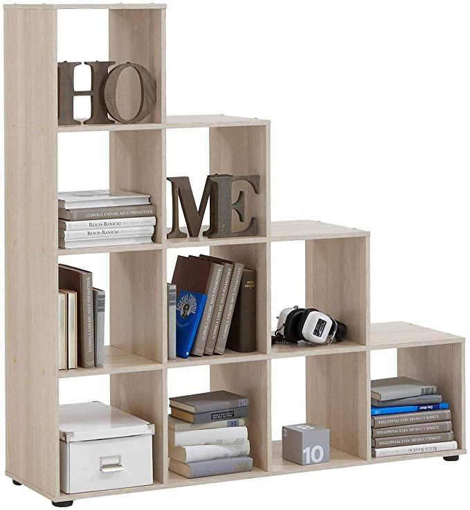 RAUMTEILER - Eichefarben/Schwarz, KONVENTIONELL, Holzwerkstoff/Kunststoff (139/144/33cm) - MID.YOU