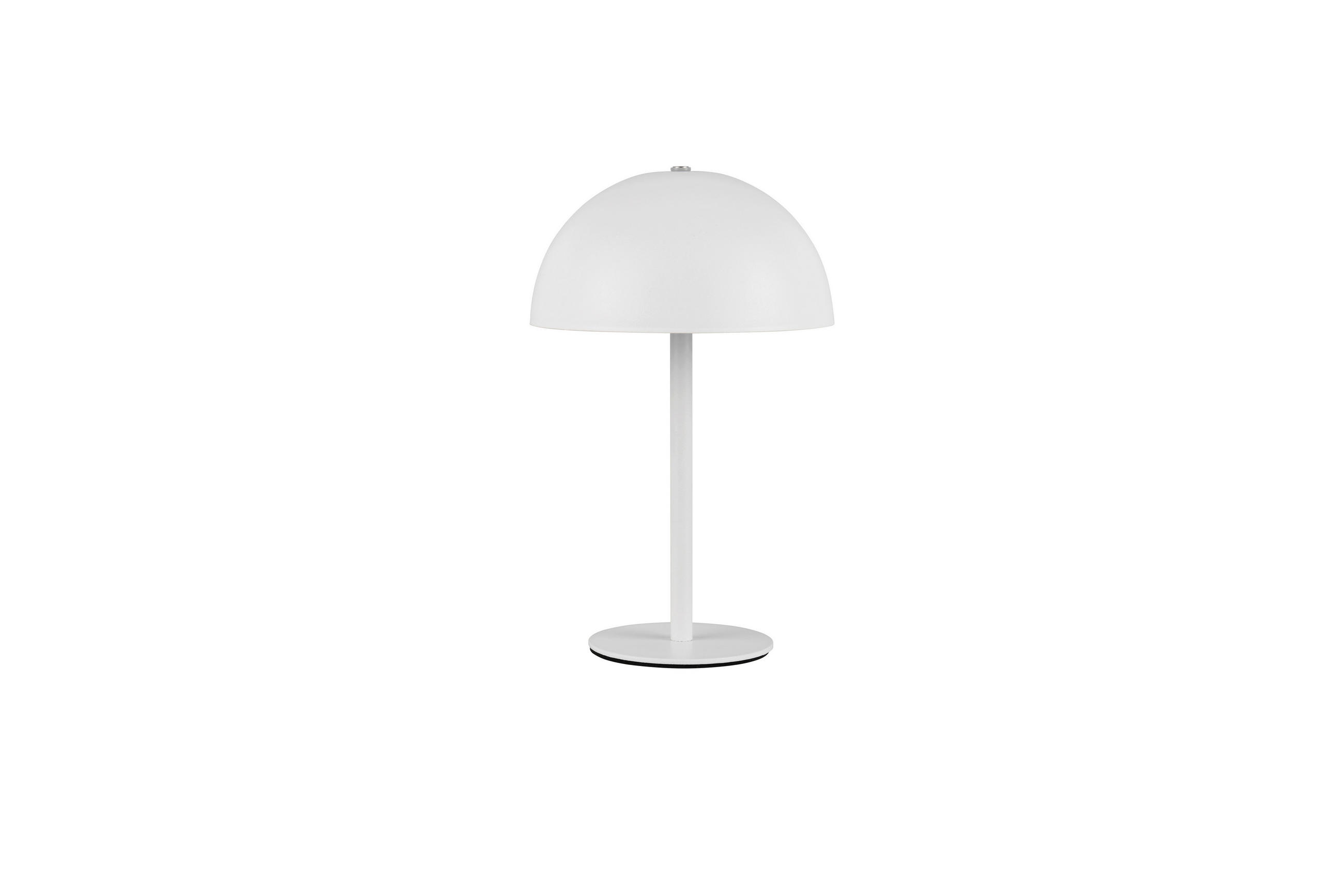 XXXLutz Akku-Tischleuchte Weiß 21 cm