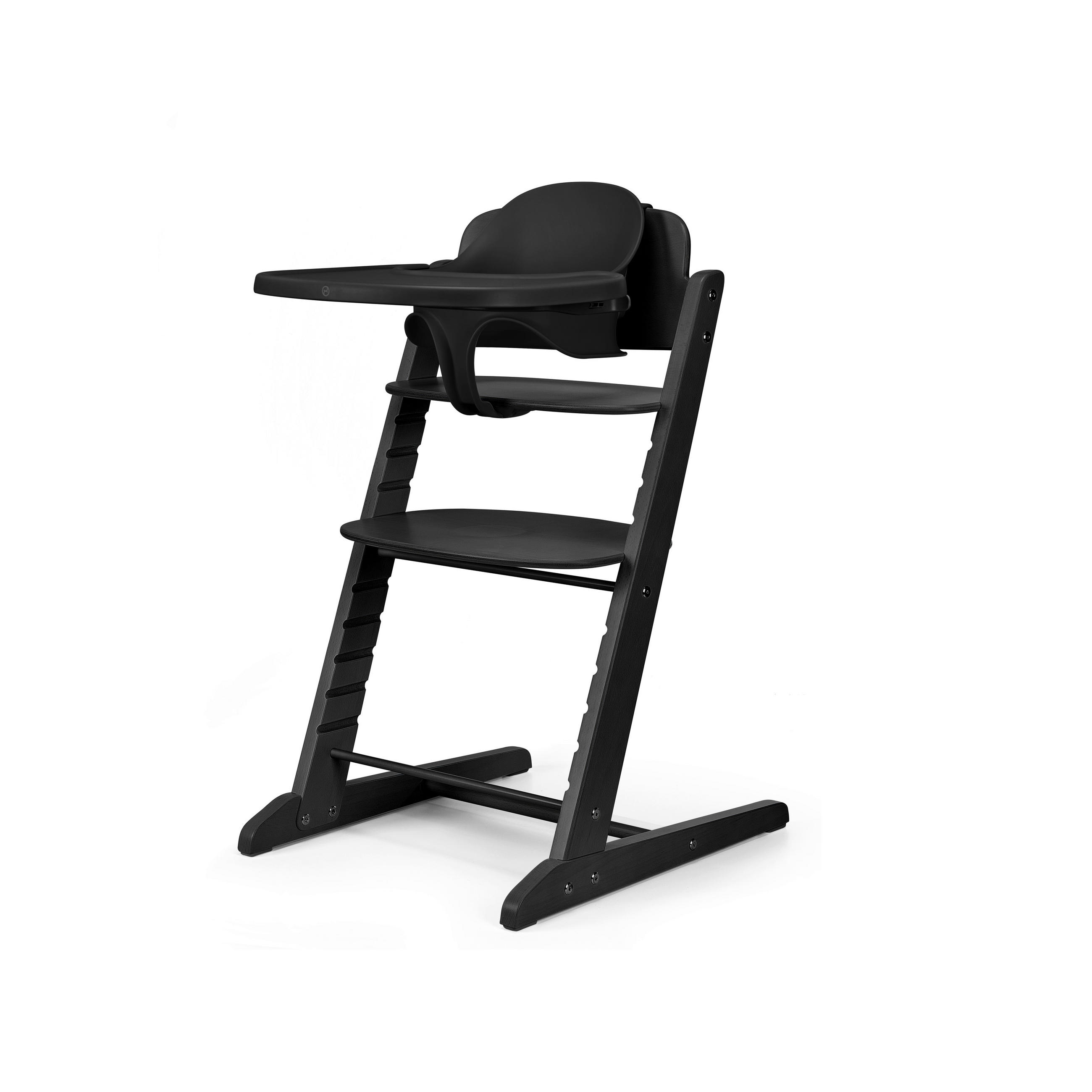 HOCHSTUHL-SET Iris 3 in 1 Schwarz Hochglanz Stunning Black  - Schwarz Hochglanz, Basics, Holz (58/48/84cm) - cybex GOLD