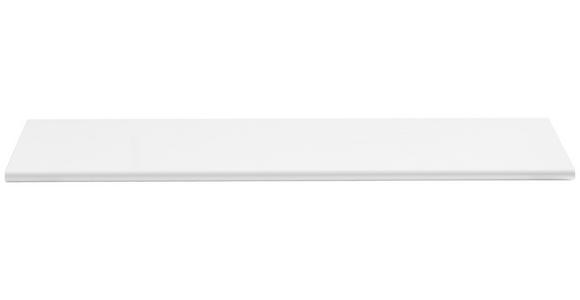 WANDBOARD in 90/1,8/28 cm Weiß Hochglanz  - Weiß Hochglanz, KONVENTIONELL, Holzwerkstoff (90/1,8/28cm) - Xora