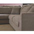 1,5-SITZER Flachgewebe Beige - Beige/Schwarz, Design, Holz/Textil (144/88/110cm) - Valnatura