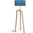 STEHLEUCHTE - Blau, Design, Holz/Textil (48/146/48cm) - KARE-Design