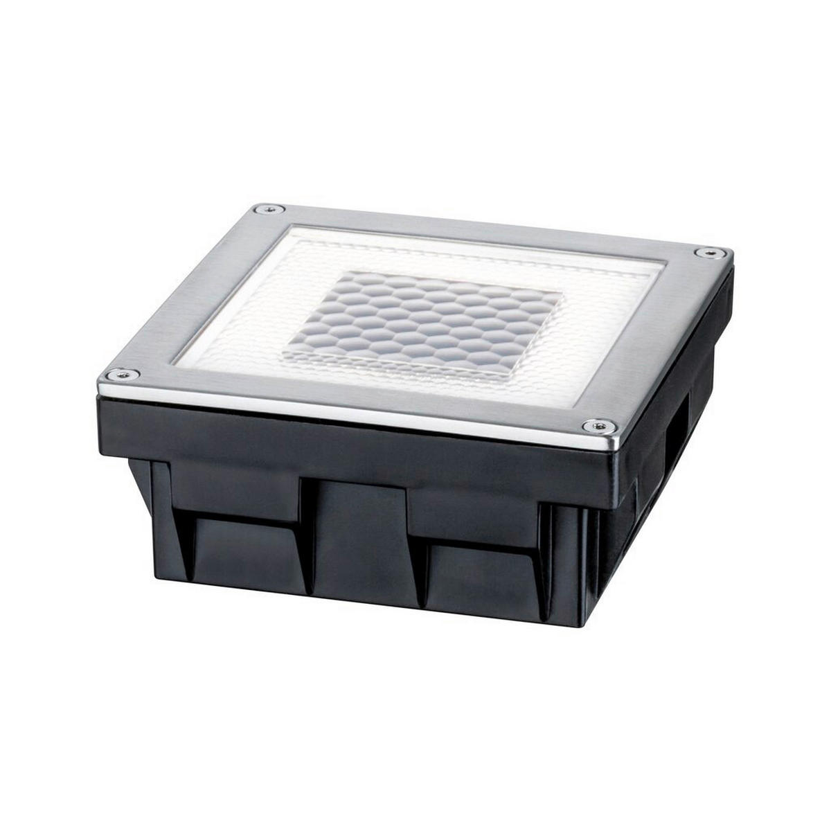 SOLARLEUCHTE  - Klar/Edelstahlfarben, Basics, Metall (10/4,5/10cm) - Paulmann