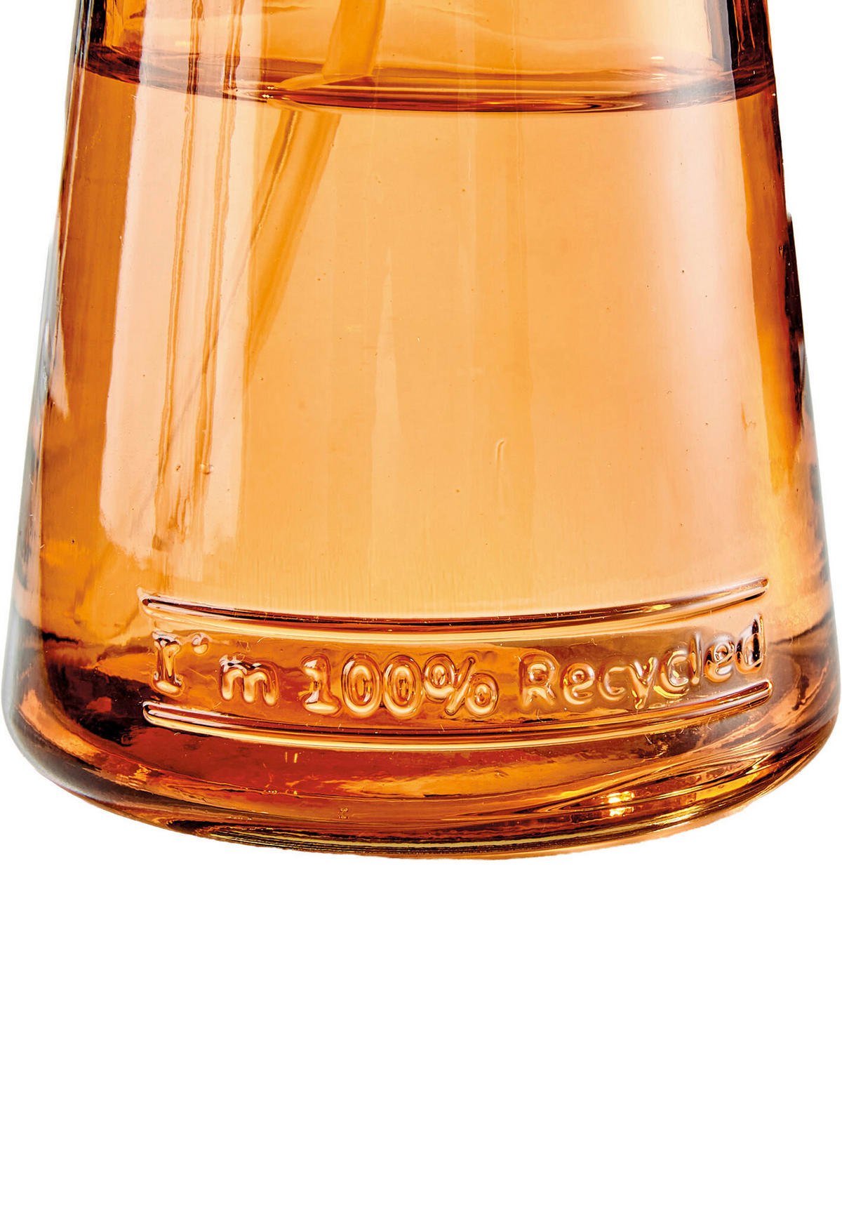 OLJEFLASKA - orange, Basics, glas (7/20cm) - FYNCH-HATTON