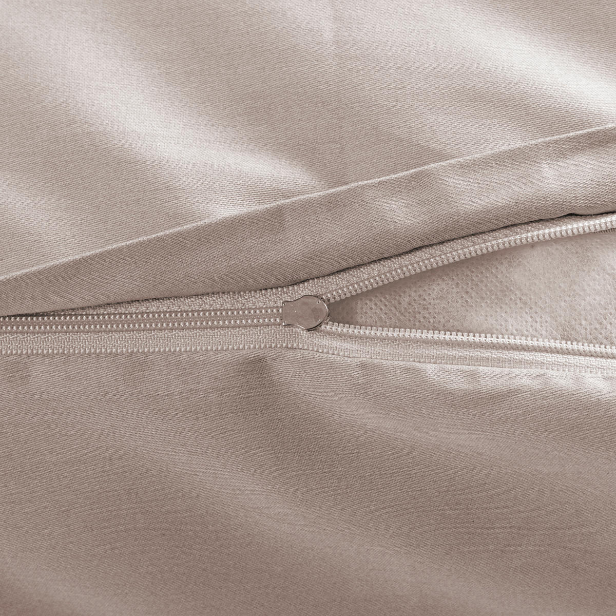 LIZENZBETTWÄSCHE Satin 135/200 cm  - Beigebraun, Basics, Textil (135/200cm) - Bugatti