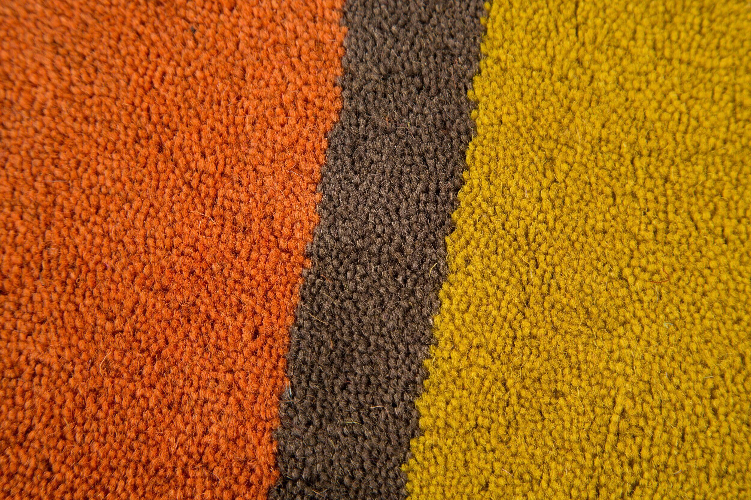 Thumbnail - Xora Wollteppich, Mehrfarbig, Textil, Struktur, rechteckig, 170x120 cm, Reach, für Fußbodenheizung geeignet, in verschie...