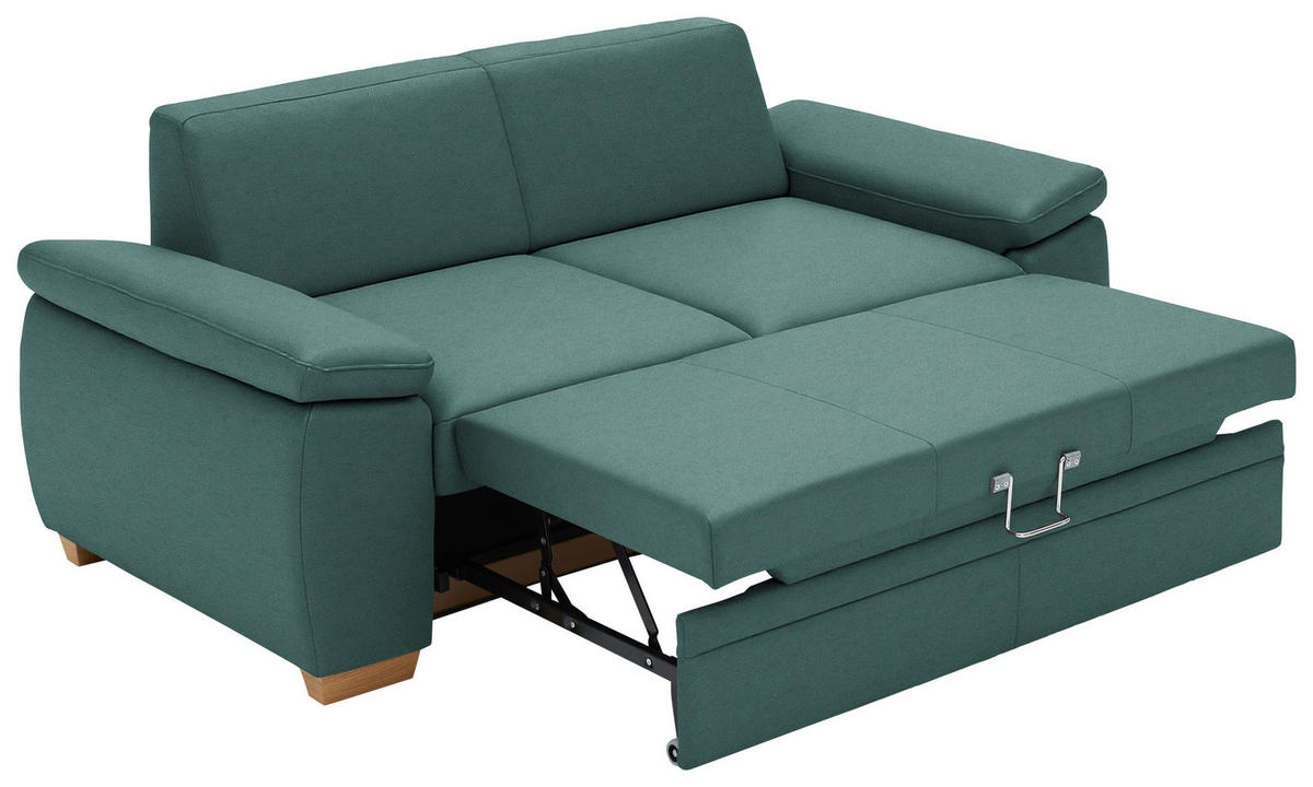 SCHLAFSOFA  in Chenille Opal  - Opal, KONVENTIONELL, Holz/Textil (166/90/100cm) - Beldomo Style
