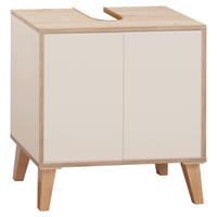 WASCHBECKENUNTERSCHRANK 60/63/32,5 cm  - Champagner/Eiche Artisan, MODERN, Holzwerkstoff/Kunststoff (60/63/32,5cm) - MID.YOU