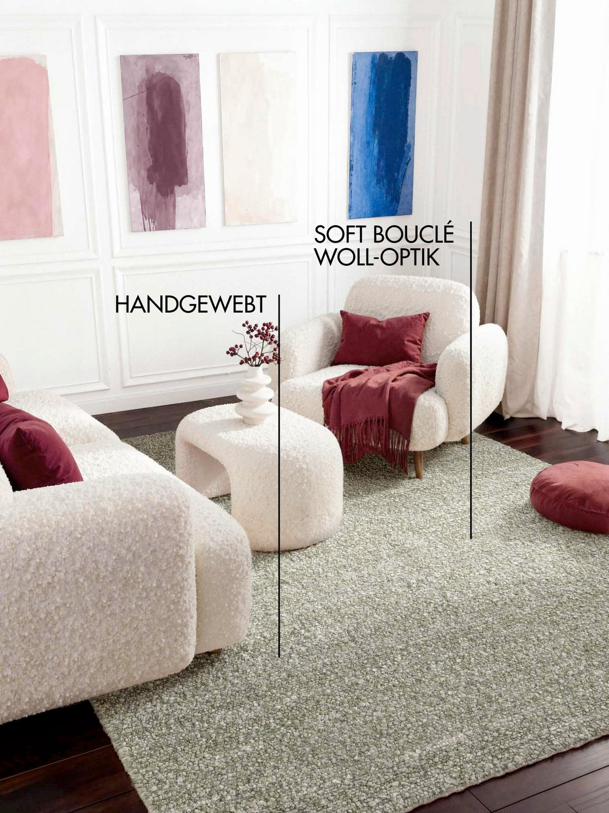 WEBTEPPICH 160/230 cm Notting Hill Grün  - Grün, Basics, Textil (160/230cm) - Ted Baker