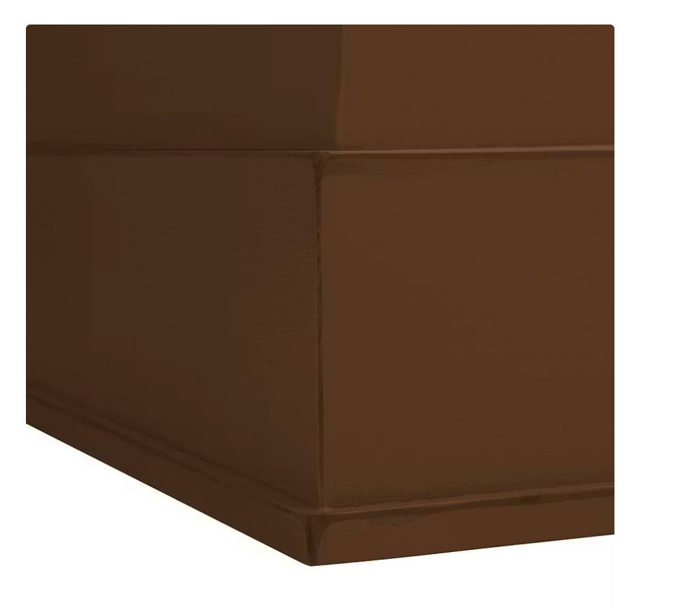 REGAL Pinie massiv Creme, Nussbaumfarben  - Nussbaumfarben/Creme, LIFESTYLE, Holz/Metall (117/238,5/46,5cm) - Livetastic