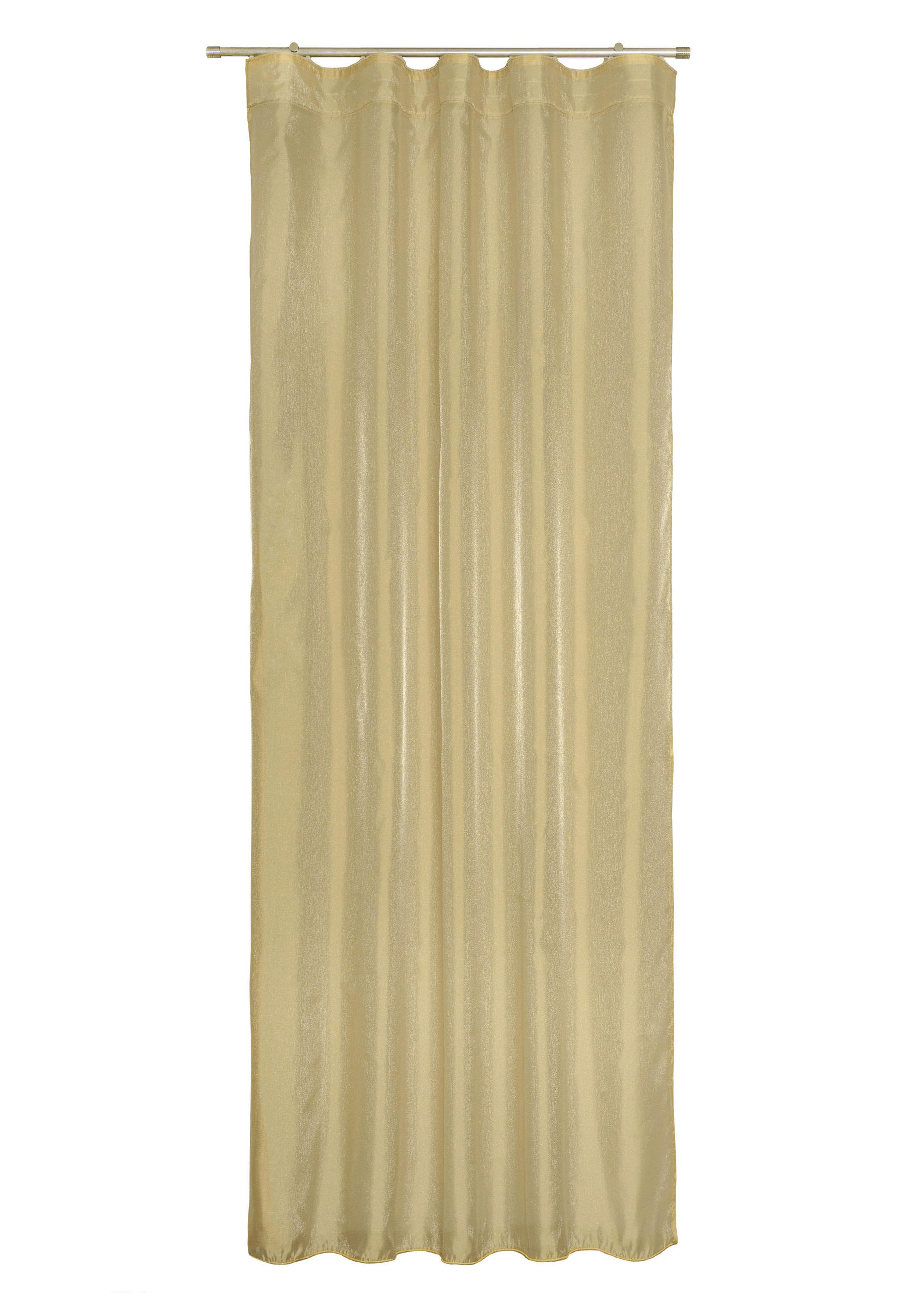 KÉSZFÜGGÖNY  - sárga, Basics, textil (140/245cm)