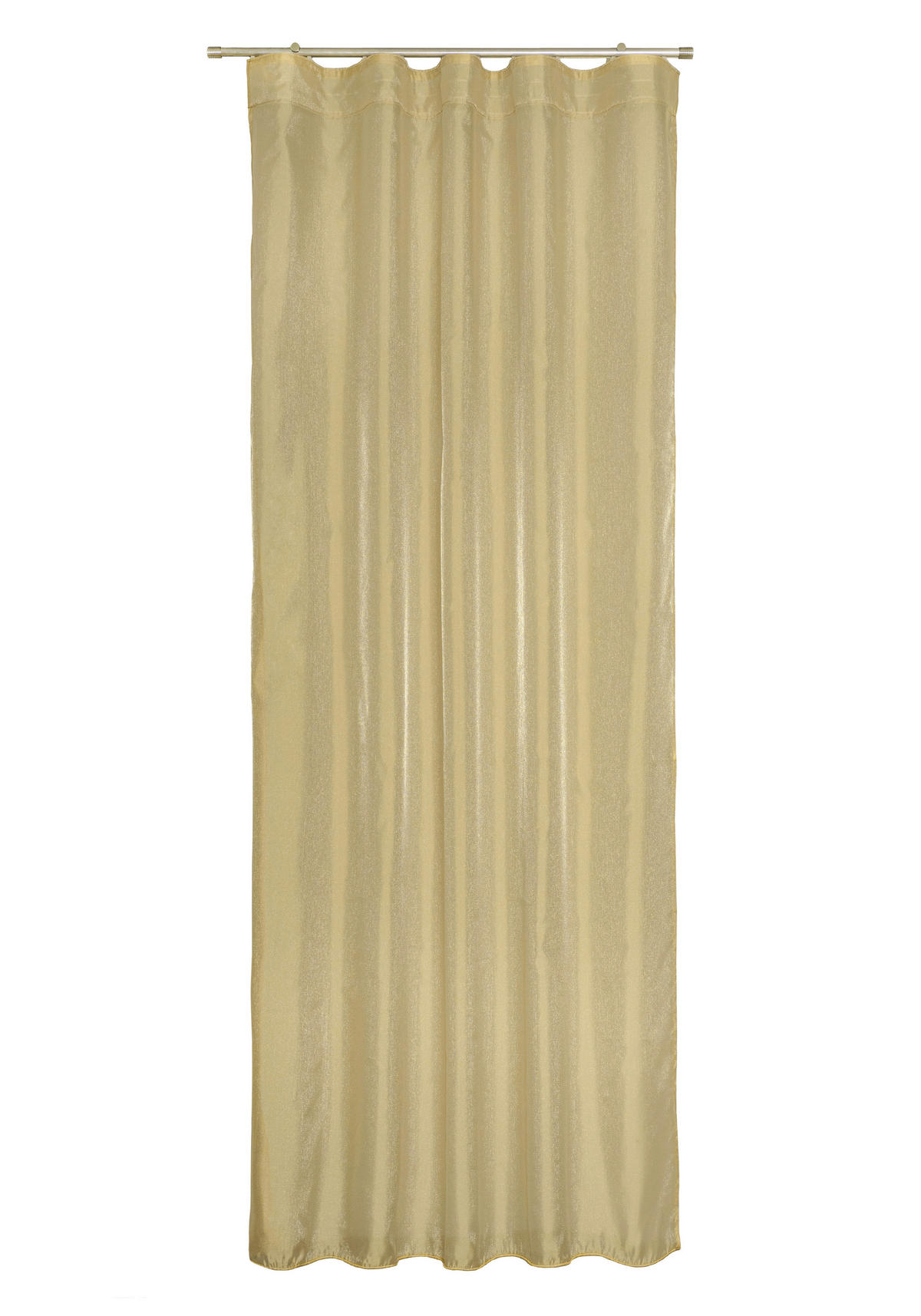 KÉSZFÜGGÖNY  - sárga, Basics, textil (140/245cm)