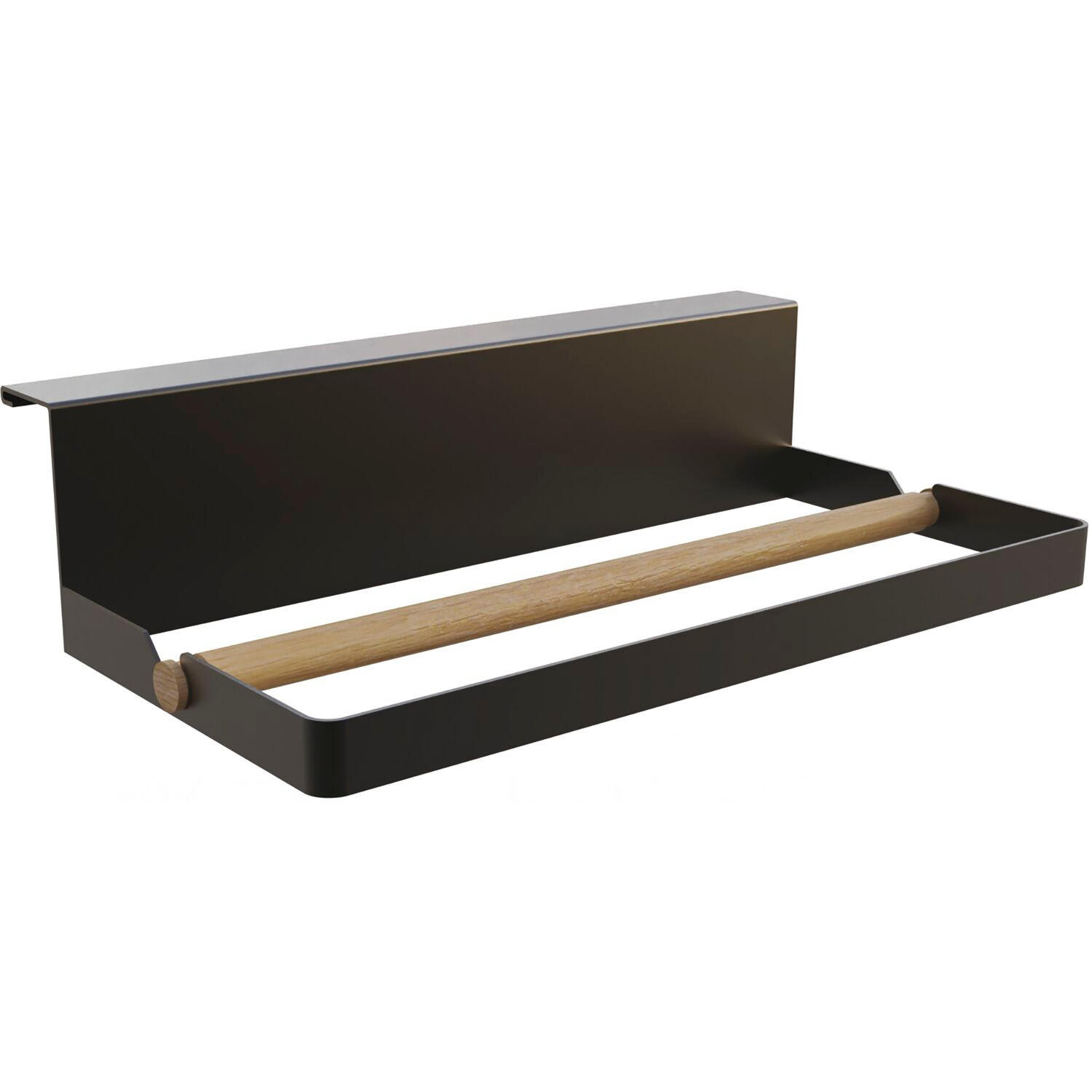KÜCHENROLLENHALTER - Schwarz, Basics, Metall (30/7,5/14cm) - HKT