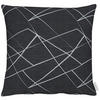 KISSENHÜLLE 46/46 cm  - Hellgrau/Schwarz, Design, Textil (46/46cm) - Ambiente