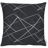 KISSENHÜLLE 46/46 cm  - Hellgrau/Schwarz, Design, Textil (46/46cm) - Ambiente