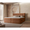 BOXBETT 160/200 cm  in Rostfarben  - Rostfarben/Schwarz, Modern, Holz/Holzwerkstoff (160/200cm) - Boxxx