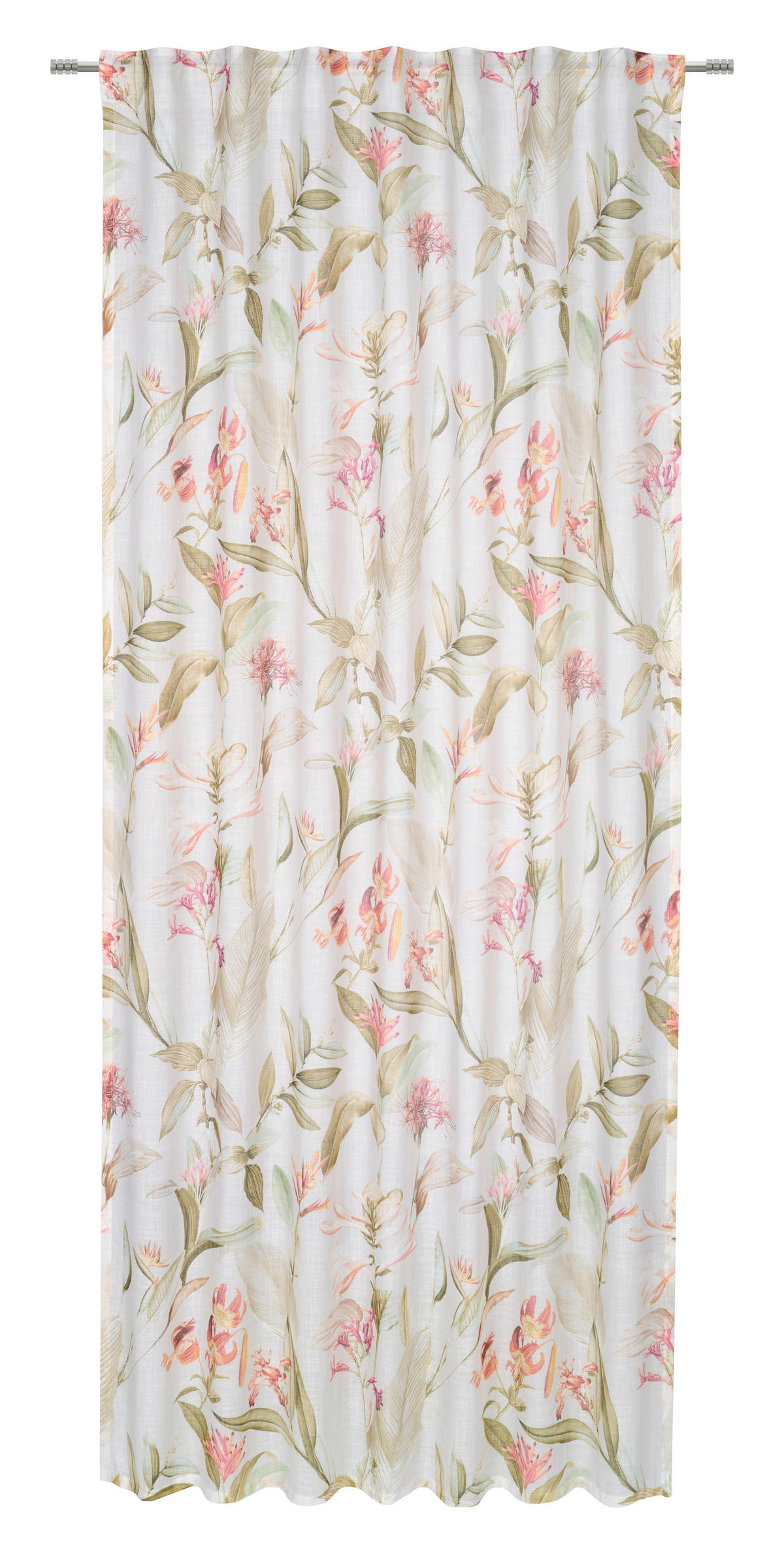 FERTIGVORHANG halbtransparent  - Grün, KONVENTIONELL, Textil (140/245cm) - Esposa