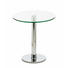 BEISTELLTISCH in Chromfarben, Klar - Chromfarben/Klar, Design, Glas/Metall (70/74cm) BEISTELLTISCH in Chromfarben, Klar - Chromfarben/Klar, Design, Glas/Metall (70/74cm)