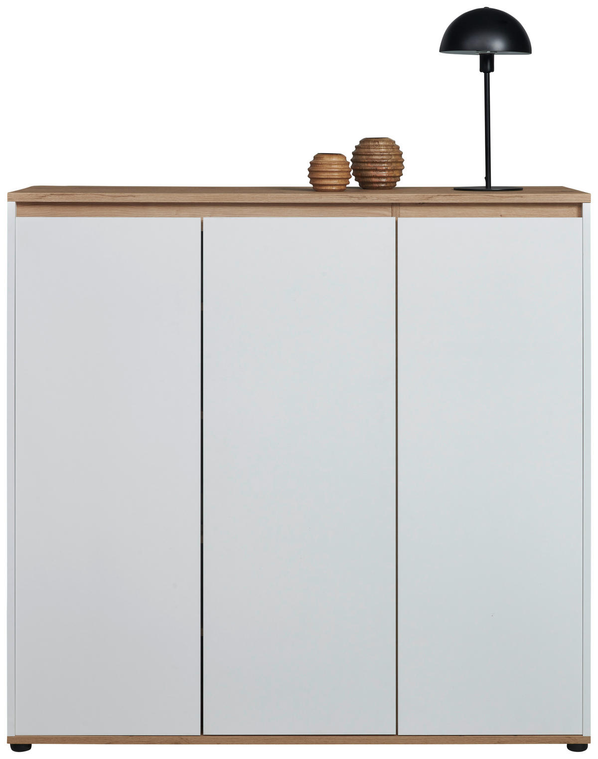 OMARA ZA ČEVLJE bela, hrast artisan - bela/hrast artisan, Moderno, leseni material (120/115/38cm) - Carryhome