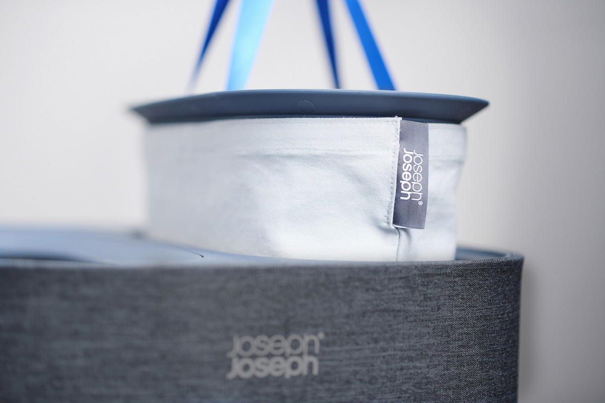 KOŠARA ZA RUBLJE      39,5/71/39,5 cm      - crna, Basics, tekstil (39,5/71/39,5cm) - Joseph Joseph