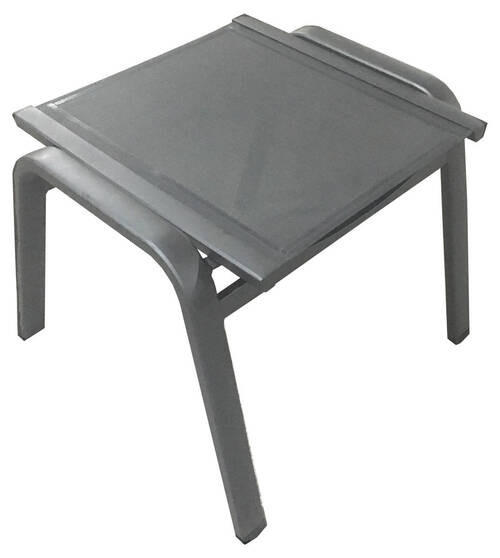 GARTENHOCKER  - Graphitfarben/Grau, Design, Holz/Textil (58/50/45,5cm) - Zebra 
