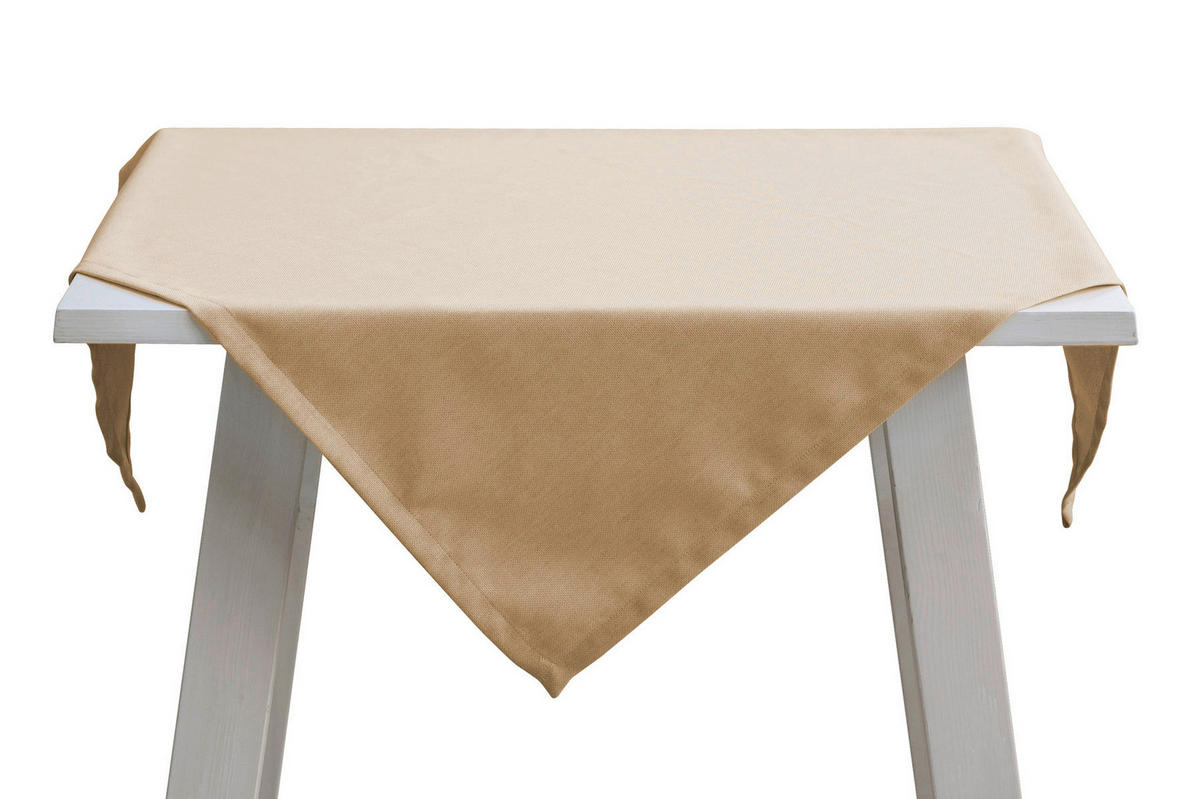 TISCHDECKE 85/85 cm  - Sandfarben, Basics, Textil (85/85cm)