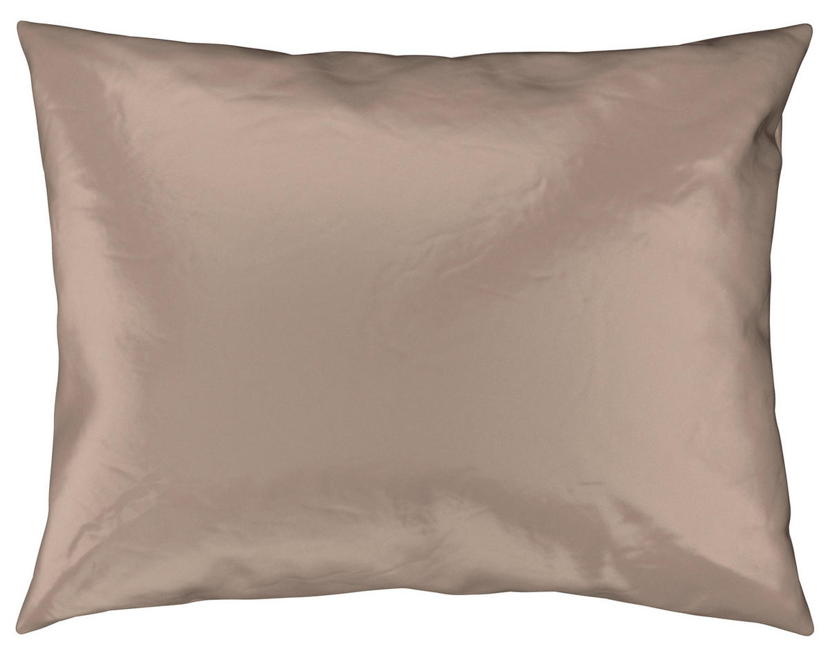 BETTWÄSCHE TANJA Satin 140/220 cm  - Taupe, Basics, Textil (140/220cm) - Novel