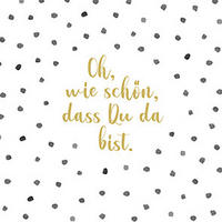 SERVIETTE    - Weiss, Basics, Papier