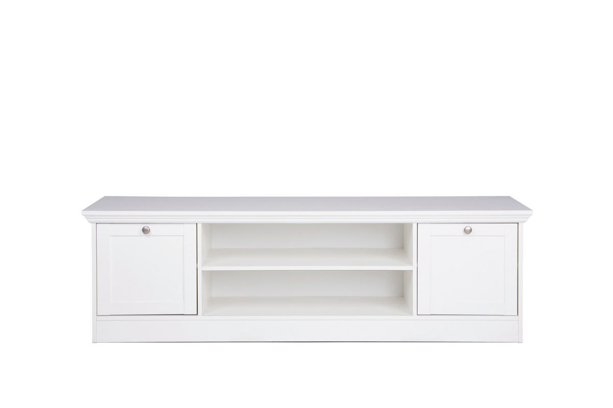 TV KOMODA bela  - bela, Lajfstajl, pločasti materijal (160/48/45cm) - Landscape