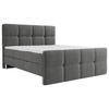 BOXBETT 180/200 cm  in Graphitfarben  - Chromfarben/Graphitfarben, Modern, Holz/Holzwerkstoff (180/200cm) - Esposa