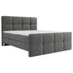 BOXBETT 180/200 cm  in Graphitfarben  - Chromfarben/Graphitfarben, MODERN, Holz/Holzwerkstoff (180/200cm) - Esposa