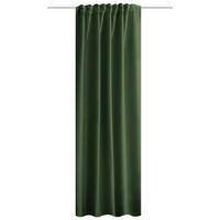 LÄRMSCHUTZVORHANG ACUSTICO Verdunkelung 135/160 cm   - Olivgrün, Textil (135/160cm) - HOMEBasics