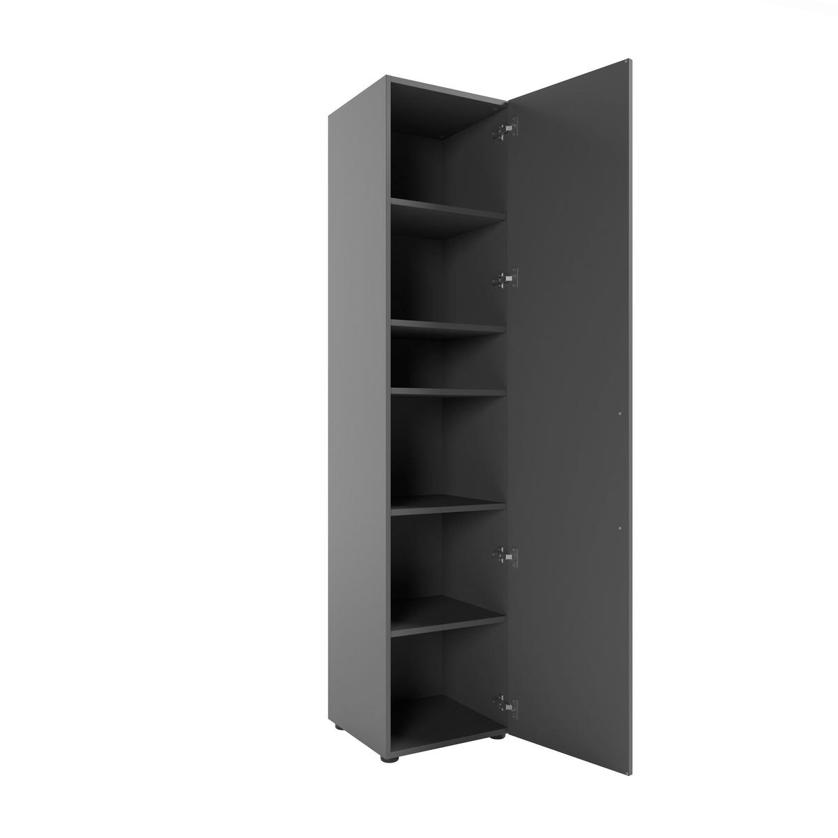 AKTENSCHRANK Grau  - Grau, MODERN, Holzwerkstoff (44,9/201/42,9cm) - Novel