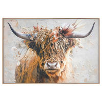 LEINWANDBILD Tiere Braun  - Braun, KONVENTIONELL, Holzwerkstoff (100/78cm) - Reinders!