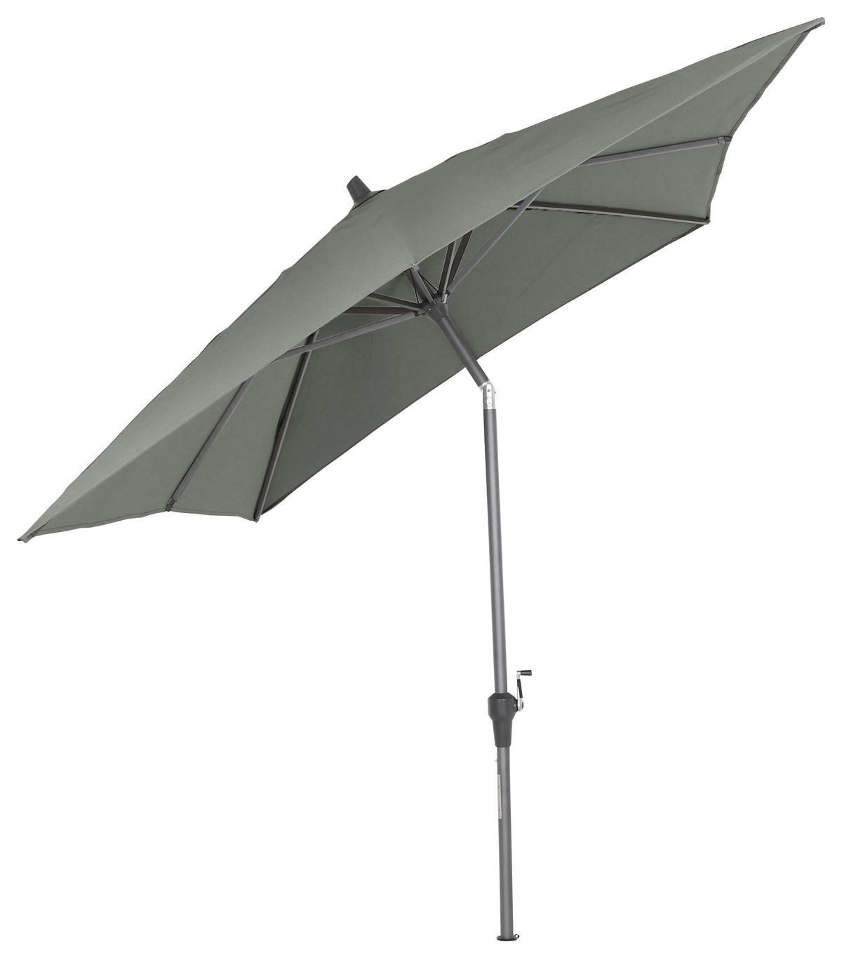 SONNENSCHIRM 300 cm  - Anthrazit/Olivgrün, KONVENTIONELL, Textil/Metall (300/200cm) - Siena Garden