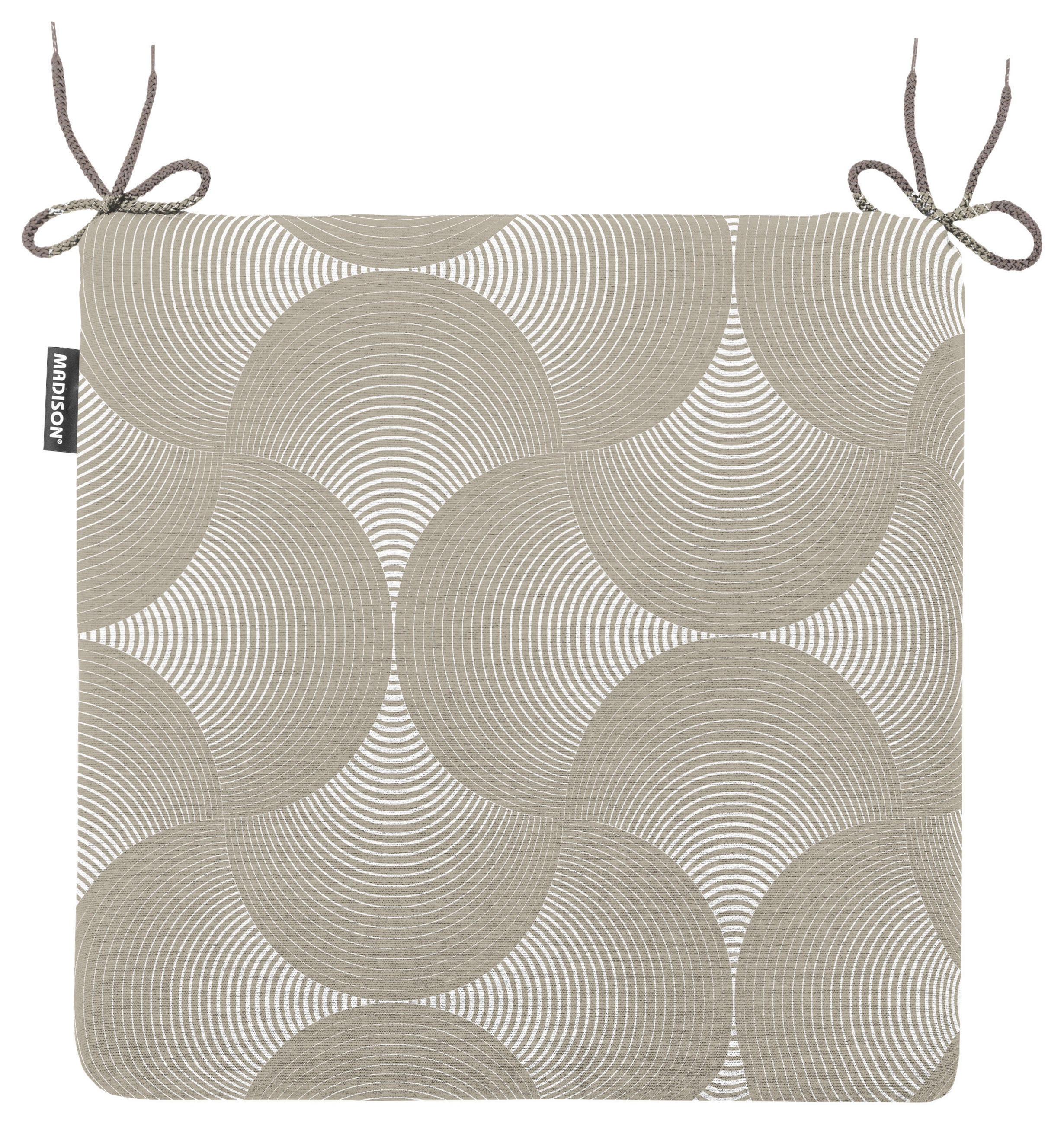 SITZKISSEN  40/40 cm   - Taupe, Basics, Textil (40/40cm)