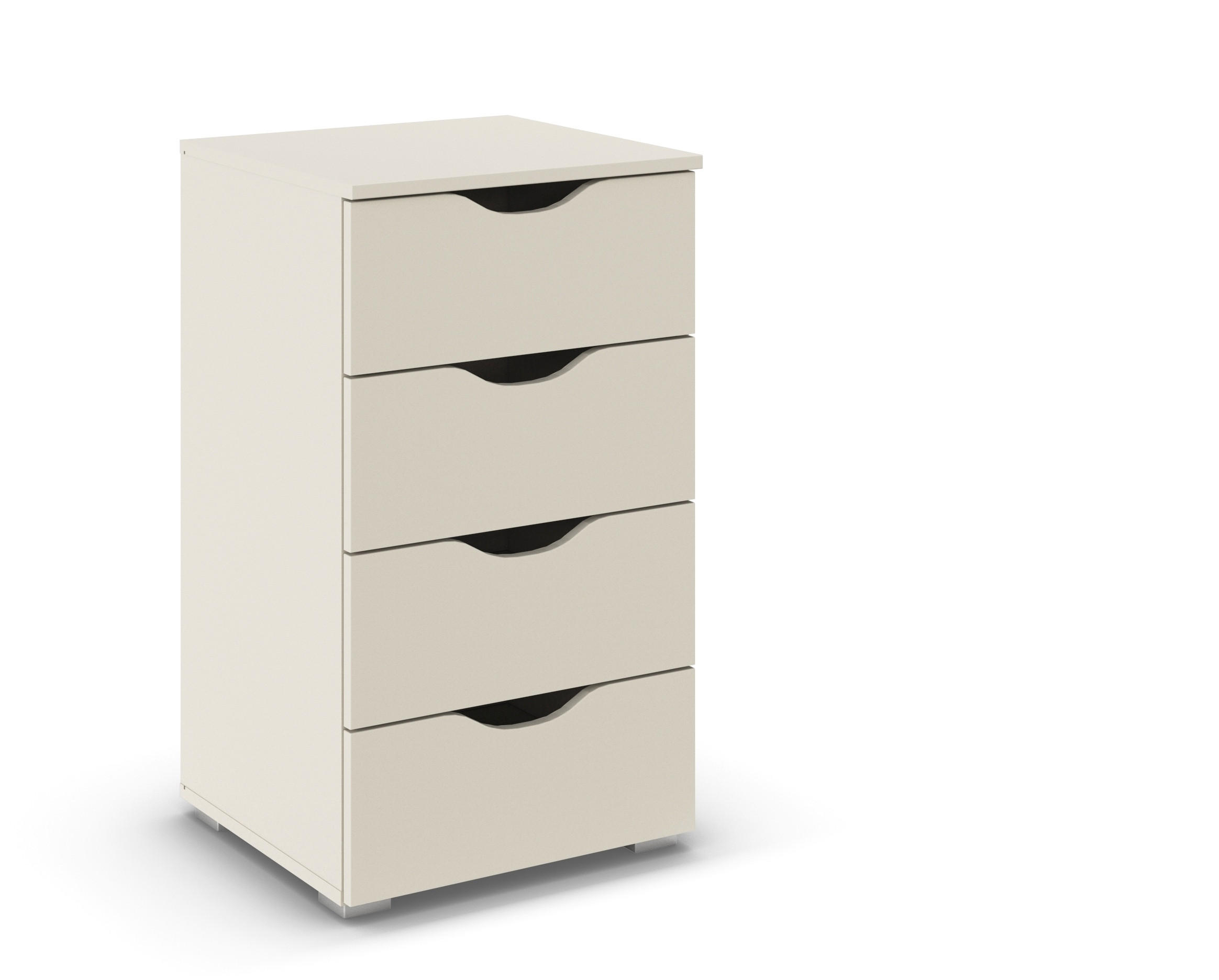 KOMMODE 47/81/42 cm  in Champagner  - Champagner/Silberfarben, Basics, Holzwerkstoff (47/81/42cm) - Boxxx
